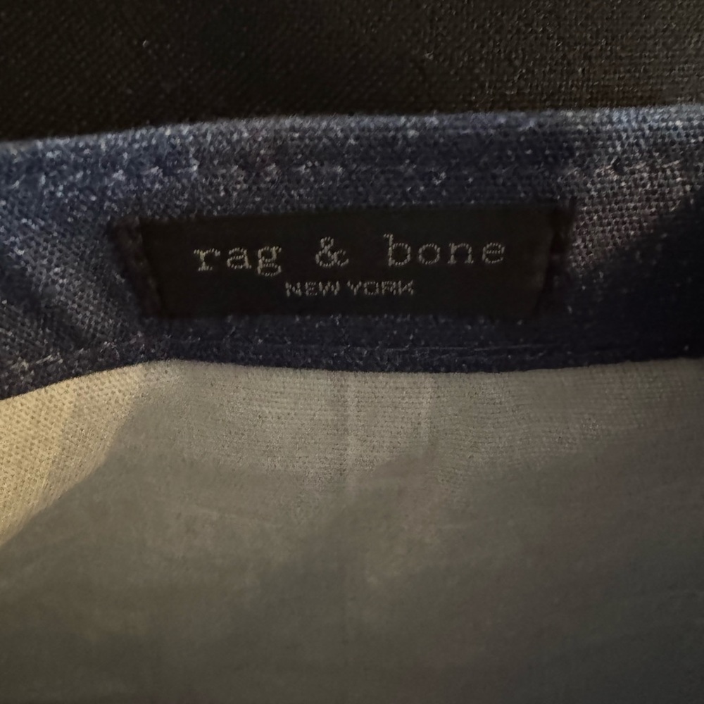 rag & bone Blue Denim Tote Bag - Picture 3 of 6